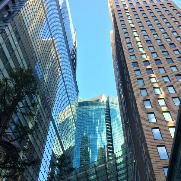 汐留の高層ビル街6の写真